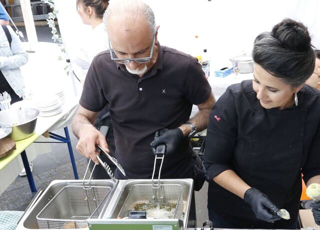 Live-Cooking beim Bürgerfest